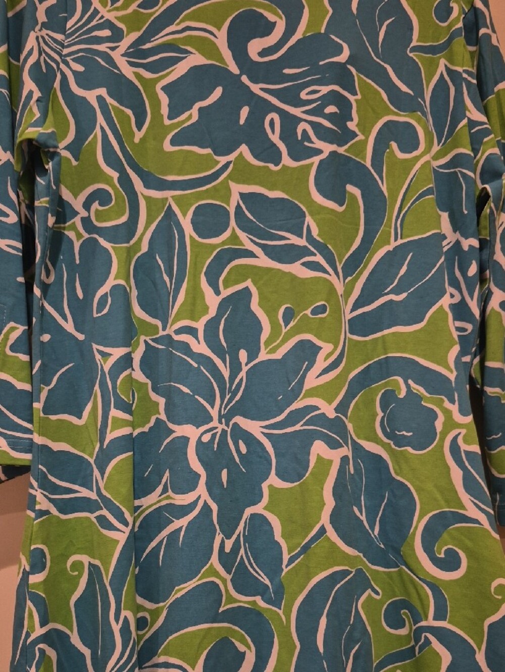Barbara Gerwit Blue & Green Floral Womens Dress Brand New - Picture 6 of 8